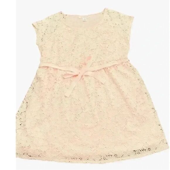 2 for $30 Motherhood Maternity Short Sleeves Baby Pink Mommy Blouse Sz M - Picture 1 of 4